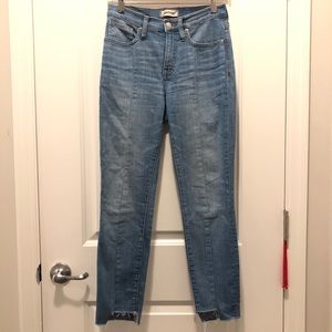 Madewell hi rise skinny jeans